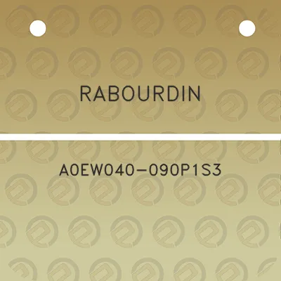 rabourdin-a0ew040-090p1s3