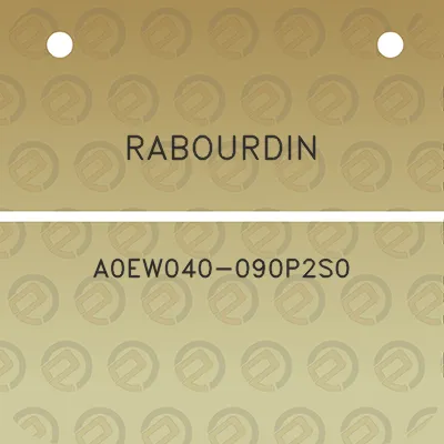 rabourdin-a0ew040-090p2s0