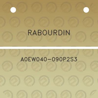 rabourdin-a0ew040-090p2s3