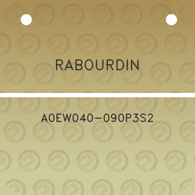 rabourdin-a0ew040-090p3s2