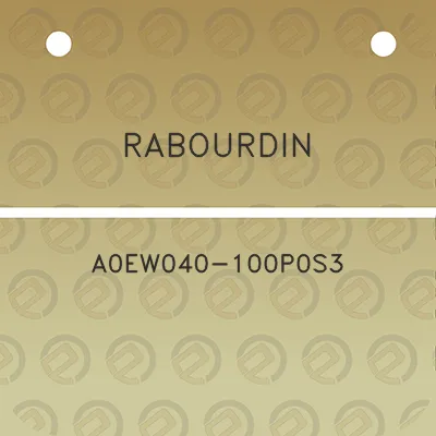 rabourdin-a0ew040-100p0s3