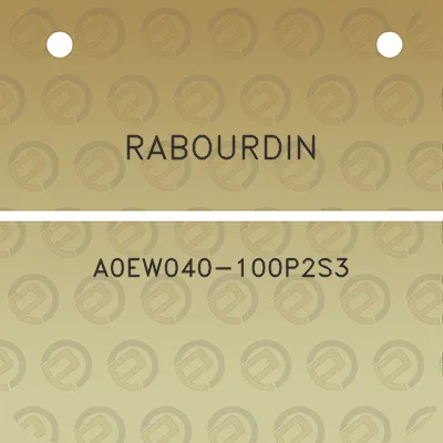 rabourdin-a0ew040-100p2s3