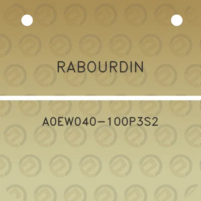 rabourdin-a0ew040-100p3s2