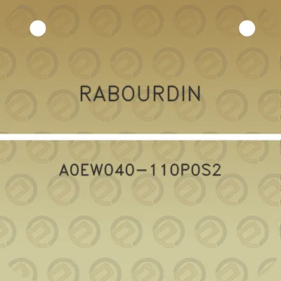 rabourdin-a0ew040-110p0s2