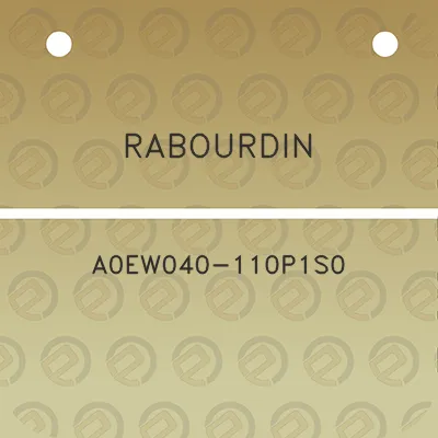 rabourdin-a0ew040-110p1s0