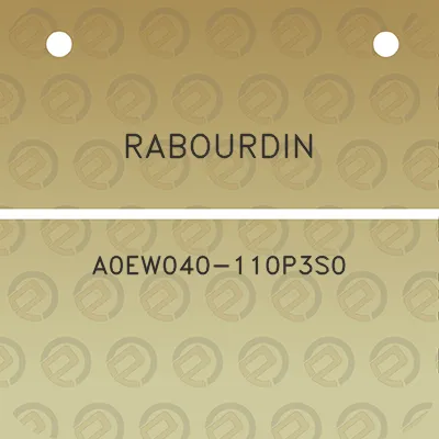 rabourdin-a0ew040-110p3s0