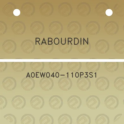 rabourdin-a0ew040-110p3s1