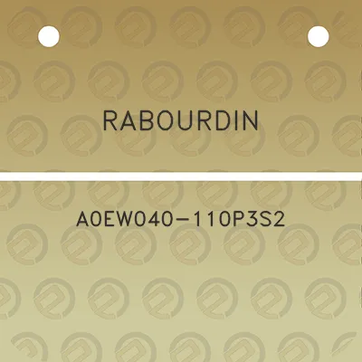 rabourdin-a0ew040-110p3s2