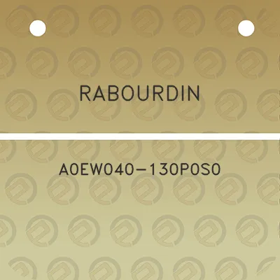 rabourdin-a0ew040-130p0s0