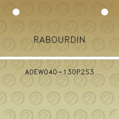 rabourdin-a0ew040-130p2s3