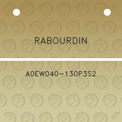 rabourdin-a0ew040-130p3s2