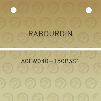 rabourdin-a0ew040-150p3s1