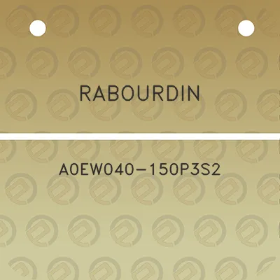 rabourdin-a0ew040-150p3s2