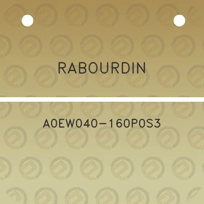 rabourdin-a0ew040-160p0s3