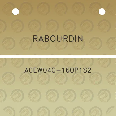 rabourdin-a0ew040-160p1s2