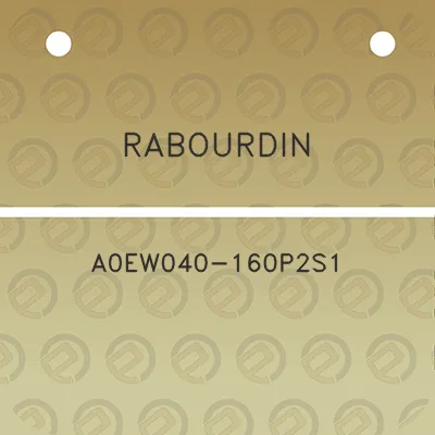 rabourdin-a0ew040-160p2s1