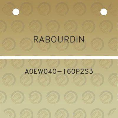 rabourdin-a0ew040-160p2s3