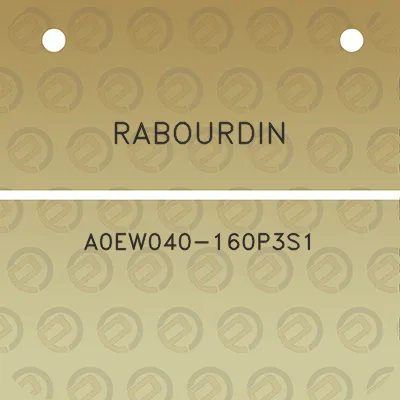 rabourdin-a0ew040-160p3s1