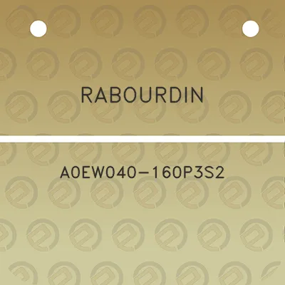 rabourdin-a0ew040-160p3s2