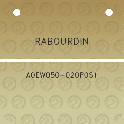 rabourdin-a0ew050-020p0s1