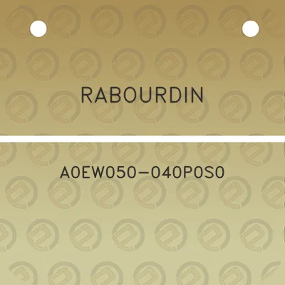 rabourdin-a0ew050-040p0s0