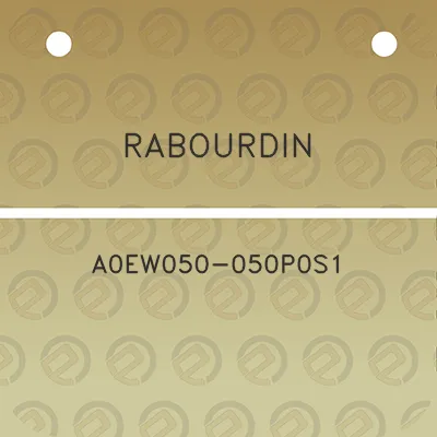 rabourdin-a0ew050-050p0s1