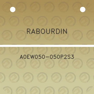 rabourdin-a0ew050-050p2s3