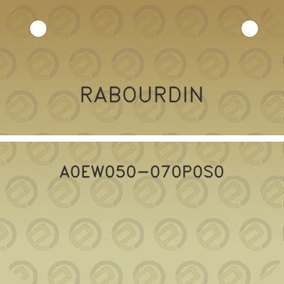 rabourdin-a0ew050-070p0s0