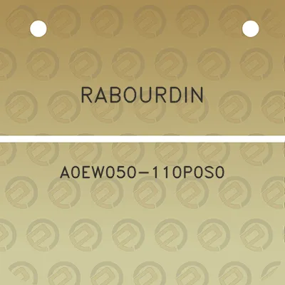 rabourdin-a0ew050-110p0s0