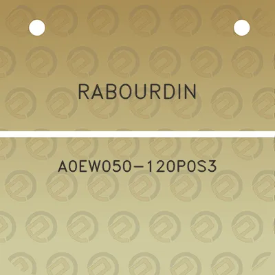 rabourdin-a0ew050-120p0s3