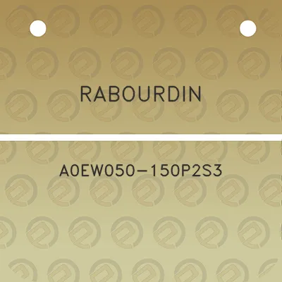 rabourdin-a0ew050-150p2s3