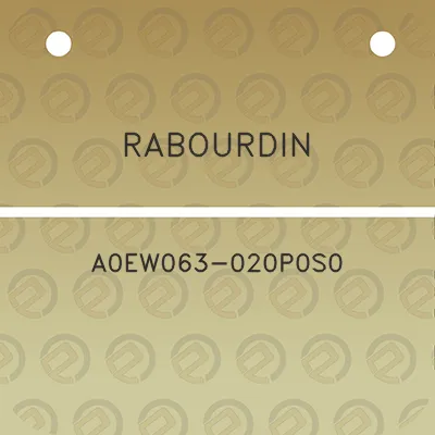 rabourdin-a0ew063-020p0s0