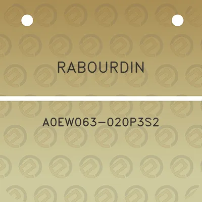 rabourdin-a0ew063-020p3s2