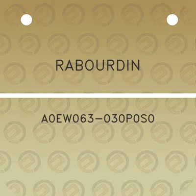 rabourdin-a0ew063-030p0s0