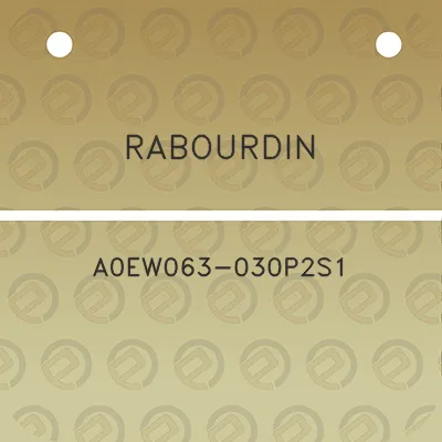 rabourdin-a0ew063-030p2s1