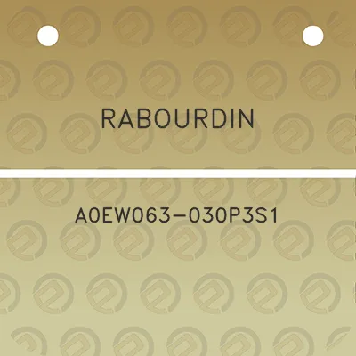 rabourdin-a0ew063-030p3s1