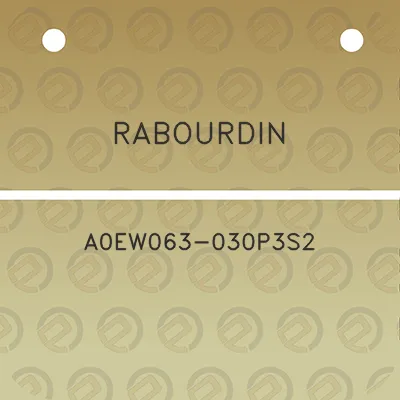 rabourdin-a0ew063-030p3s2