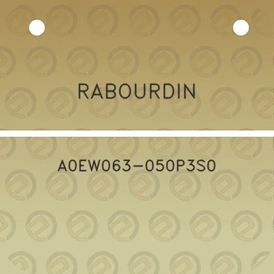 rabourdin-a0ew063-050p3s0