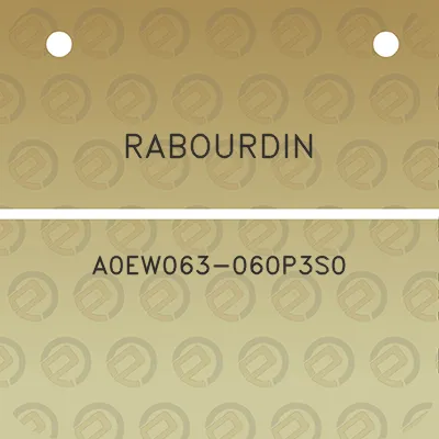 rabourdin-a0ew063-060p3s0