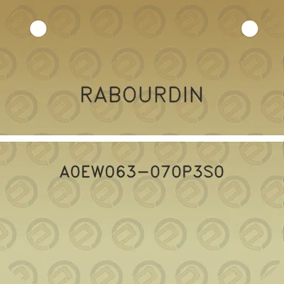 rabourdin-a0ew063-070p3s0