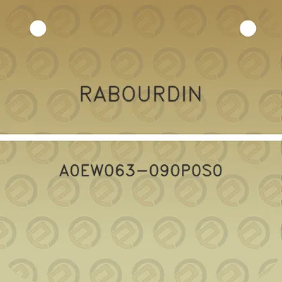 rabourdin-a0ew063-090p0s0