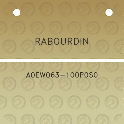 rabourdin-a0ew063-100p0s0