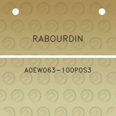 rabourdin-a0ew063-100p0s3