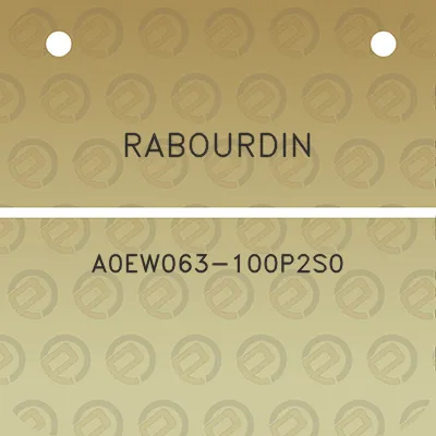 rabourdin-a0ew063-100p2s0