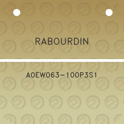 rabourdin-a0ew063-100p3s1