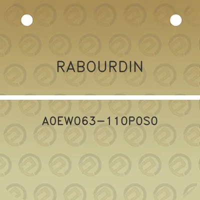 rabourdin-a0ew063-110p0s0