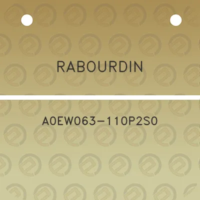 rabourdin-a0ew063-110p2s0