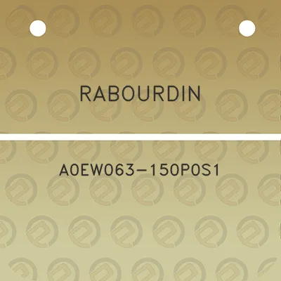 rabourdin-a0ew063-150p0s1