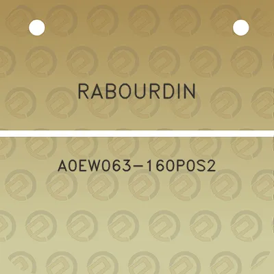 rabourdin-a0ew063-160p0s2