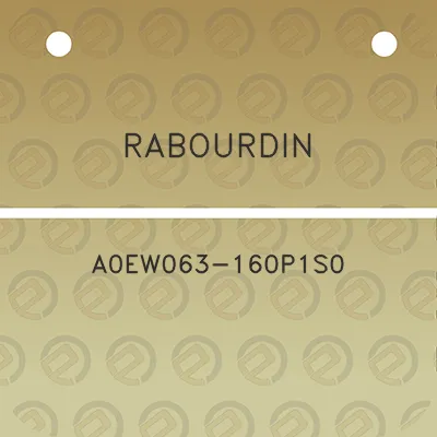 rabourdin-a0ew063-160p1s0